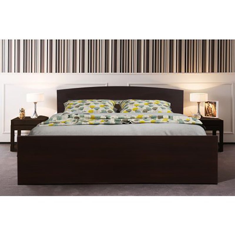 Torque India Stella Queen Size Bed With Box Storage For Bedroom (Brown) - TorqueIndia